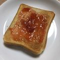 亜久里's cooksnap of when they made 苺ジャムトーストに粗挽き黒胡椒プラス.
