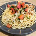 メガネ★クック's cooksnap of when they made 簡単なさっぱりポン酢使用冷たいパスタ.