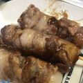 ささッこ's cooksnap of when they made みたらし団子の豚肉巻き☆.