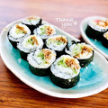 ねっちゃんっ's cooksnap of when they made 豚しぐれ煮きゅうりマヨ海苔巻き❤弁当にも.