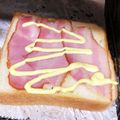 choco831's cooksnap of when they made 簡単！ベーコンマヨトースト.