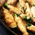 ぶ～すか。's cooksnap of when they made 豚にら巻き♥♡甘辛焼き.