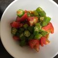 にむばすしゅたーぜん's cooksnap of when they made オクラとトマトの酢醤油和え.