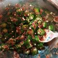 ♬あじさいのレシピ♬'s cooksnap of when they made 冷凍オクラのかんたんおかず♡.