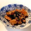 でんこママ's cooksnap of when they made 簡単◎サーモンのユッケ風.