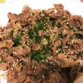 はなこっこ♪'s cooksnap of when they made 男のロマン！豚野郎がぁ！にんにく大豚丼.