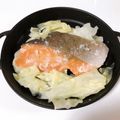 愛ママ♥'s cooksnap of when they made 鮭とキャベツの塩麹蒸し.