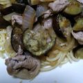 ほそにゃん♪'s cooksnap of when they made ナスと豚肉の和風スパゲッティ♪.