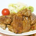 mmameco's cooksnap of when they made ダイエット！ふわふわビフテキとまとソース.