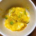 しげくん☆'s cooksnap of when they made 【離乳食後期】かぼちゃのミルクパン粥.