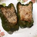 オーガベル's cooksnap of when they made 離乳食〜子供用☆フワフワピーマンの肉詰め.