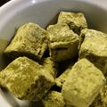 makiburi's cooksnap of when they made ホワイトチョコで♡抹茶生チョコ.