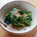 クックP3Z5B5☆'s cooksnap of when they made モロヘイヤのお浸し.