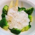 じん☆ママ's cooksnap of when they made (卵白消費に) ふわふわカニあんかけ.