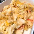 広広舞's cooksnap of when they made 簡単節約時短！豆腐とキャベツの玉子とじ.
