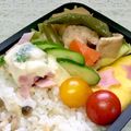はらぺこしろうさぎ's cooksnap of when they made 簡単お弁当　ブロッコリーにハムチーズ.