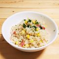 ぎょびょ's cooksnap of when they made 炊飯器で簡単！コーンとベーコンのピラフ.