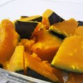 amm46's cooksnap of when they made 砂糖と塩だけ♪シンプルなかぼちゃの煮物。.