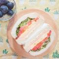 Mei＊☆'s cooksnap of when they made 具沢山サンド（ハム・チーズ・玉子・野菜）.