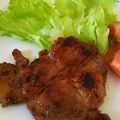 aokojiro's cooksnap of when they made 豚ロースはちみつ味噌漬焼き.