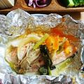 tomatoast's cooksnap of when they made 簡単定番料理♪【鮭のホイル焼き】.
