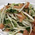 una©️'s cooksnap of when they made 超簡単♪豆苗ともやしの塩トマト炒め.