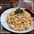 ともみろ's cooksnap of when they made 美味しい♪明太子炒飯.