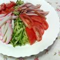 キョク's cooksnap of when they made 簡単なのにうまっ♪つけ麺or冷やし中華.