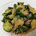 chiecooo's cooksnap of when they made 華風きゅうり【学校給食】.