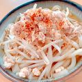 ☆３匹の子ぶた☆'s cooksnap of when they made 鶏ひき肉ともやしの味噌うどん.