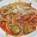 ジョングレ's cooksnap of when they made なすのトマトパスタ.