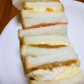 ラブリークッキー's cooksnap of when they made タマゴとピーナッツクリームのサンド.