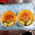 ぶちママ一姫二太郎's cooksnap of when they made ひまわり♪豚そぼろとたまごの三色丼.