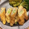 友莉子's cooksnap of when they made 糖質オフ アスパラの豚巻揚げ.