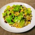 pajaritos's cooksnap of when they made ＊レタスとひき肉の和風チャーハン＊.