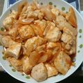 ラフロイグ31年's cooksnap of when they made ヤンニョムチキン風の簡単おかず.