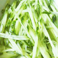 yumeクック's cooksnap of when they made 簡単!きゅうりの千切りの仕方.