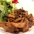 米粉ねこさん's cooksnap of when they made 鶏むね肉のニンニク酢醤油照り焼き♪.