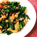 chako106HM's cooksnap of when they made 豚バラと空芯菜のオイめん炒め.