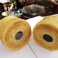 ゆいぼんぼん's cooksnap of when they made アウトドアで簡単★ホケミのバームクーヘン.