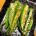 sumomokaka's cooksnap of when they made オクラのバター醤油炒め.