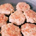 ♥おけい♥'s cooksnap of when they made 鶏ミンチとえのきのさっぱり焼き♪.