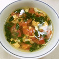 あっこ姉's cooksnap of when they made 簡単さっぱり☆トマトとモロヘイヤのスープ.