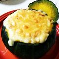 Eggplant23's cooksnap of when they made 簡単★丸ごと坊ちゃんかぼちゃグラタン.
