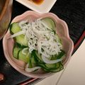 xMARILYNx's cooksnap of when they made キュウリとしらすの酢の物.