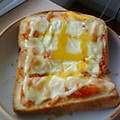 olive-tree's cooksnap of when they made とろとろ♪キムマヨチーたまトースト.