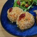 agak's cooksnap of when they made 残りご飯で揚げないライスコロッケ.