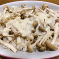 hotarukko's cooksnap of when they made レンジで簡単！しめじチーズリゾット.
