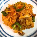 気まぐれご飯を作る人's cooksnap of when they made 洋食屋さん直伝！濃厚ナポリタン.