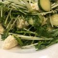 yurietti's cooksnap of when they made くずし豆腐と水菜のさっぱりサラダ.
